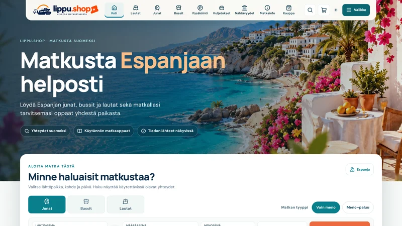 lippu.shop – kuvakaappaus sivustosta