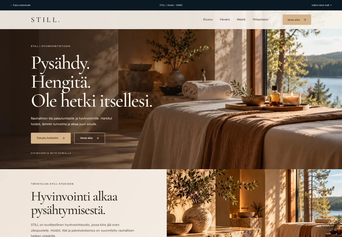 STILL / Studio – kuvakaappaus demosta